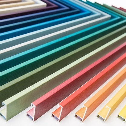 Maßgefertigte Aluminium-Displayrahmen für getuftete Wandbehänge