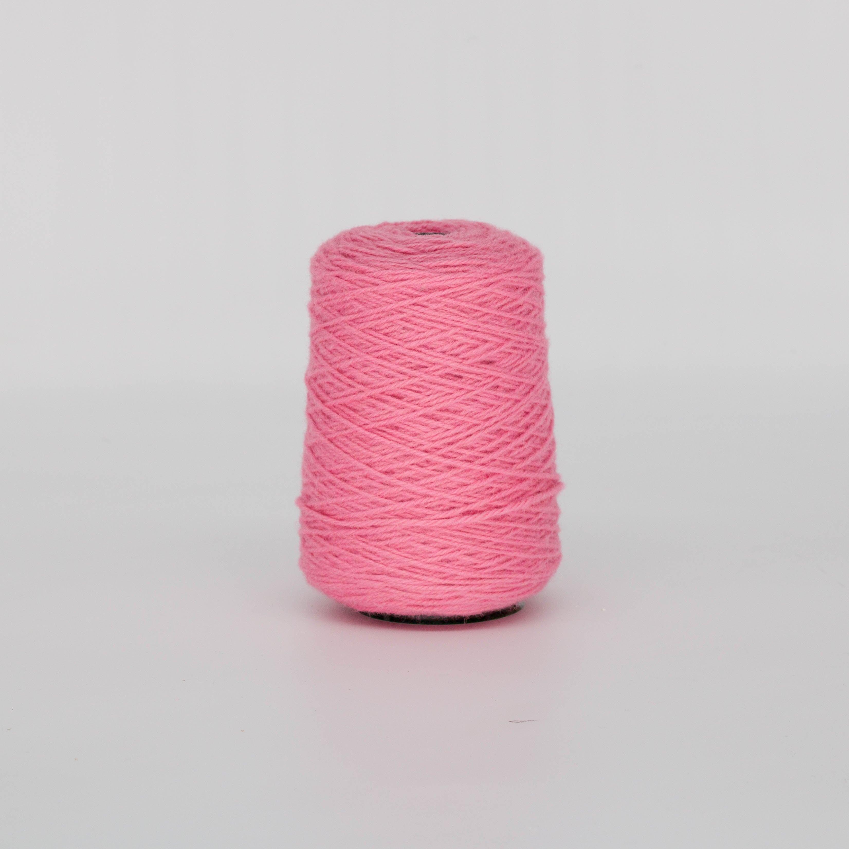 Candy pink 100% Wool Tufting Yarn On Cone (806c) - Tuftingshop