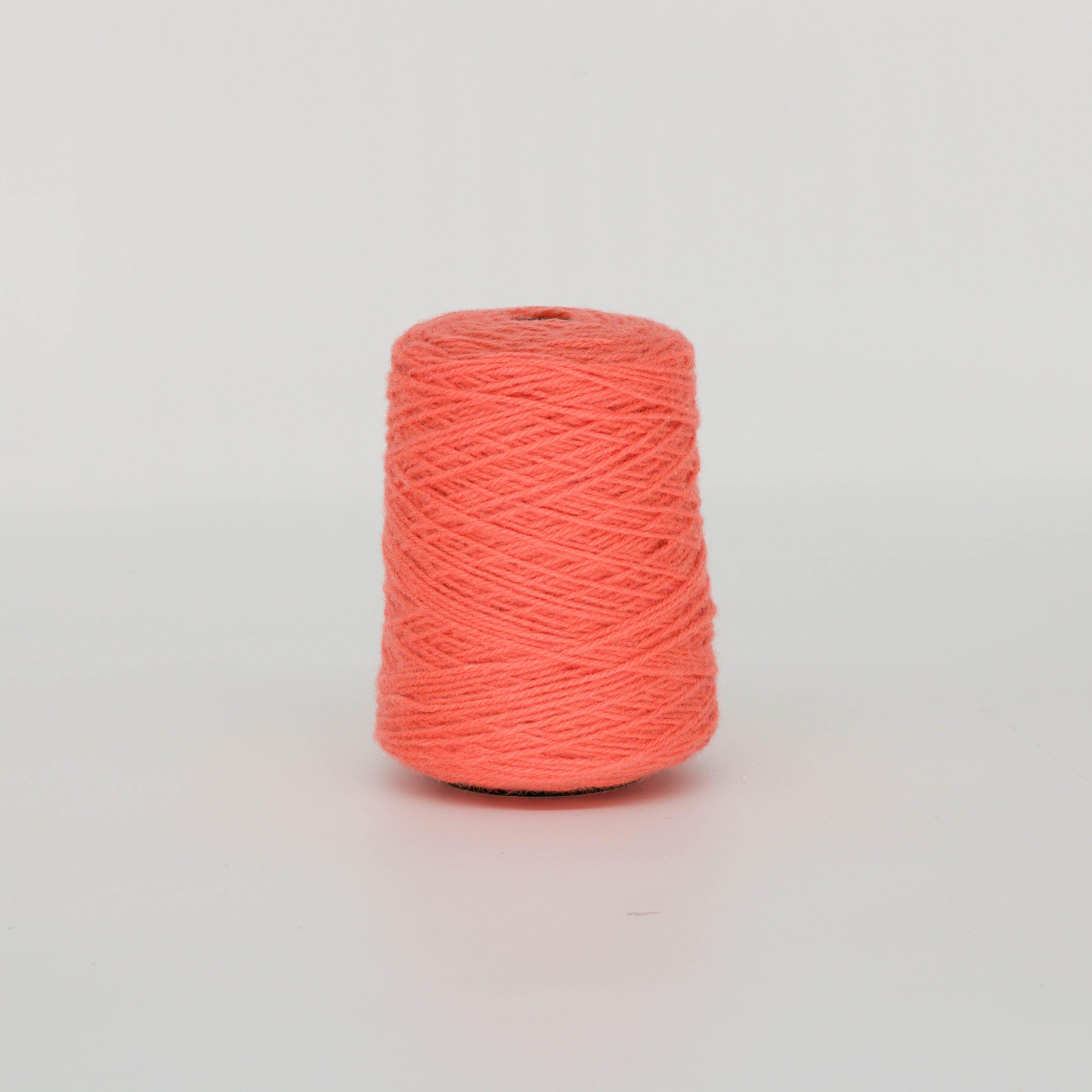 Raw salmon 100% Wool Tufting Yarn On Cone (805c) - Tuftingshop