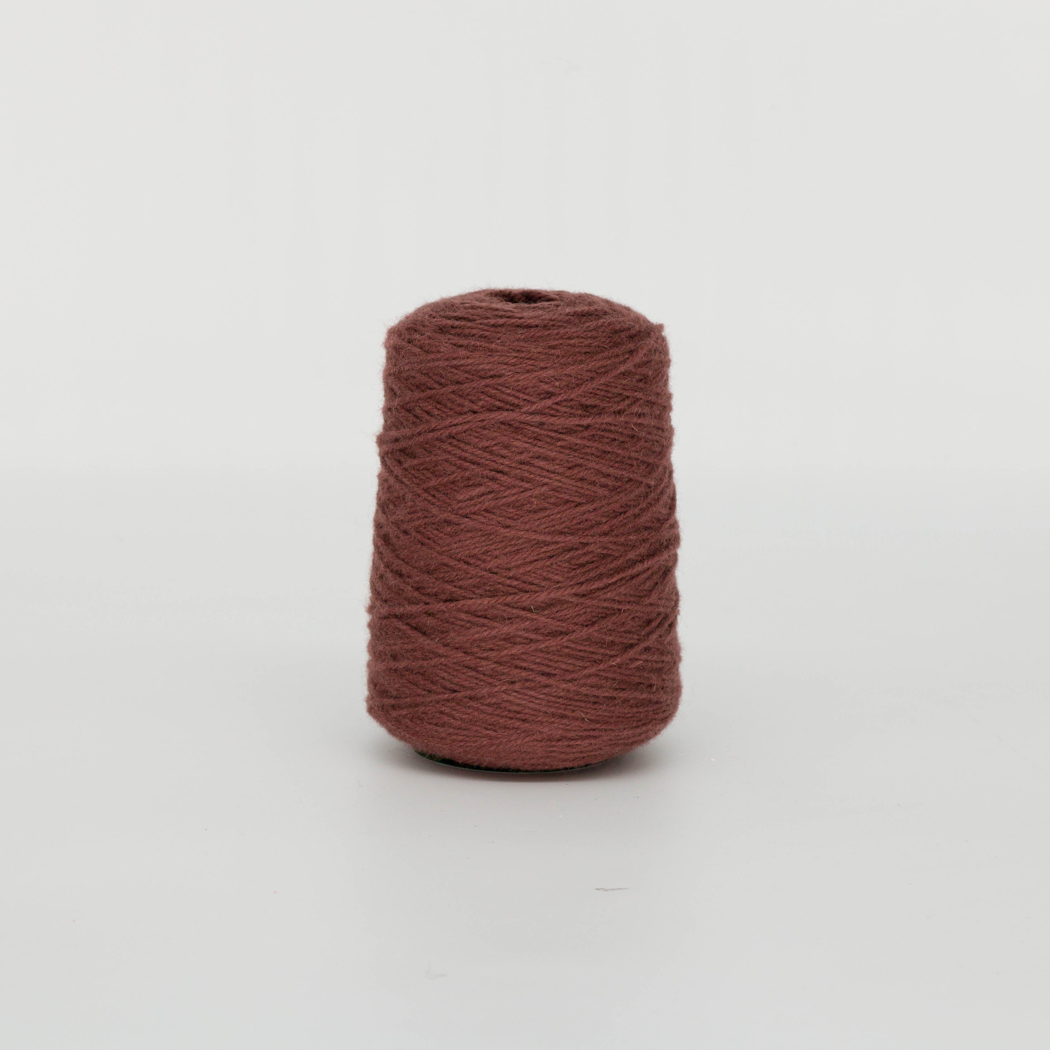 Brown syrup 100% Wool Rug Yarn On Cones (331) - Tuftingshop