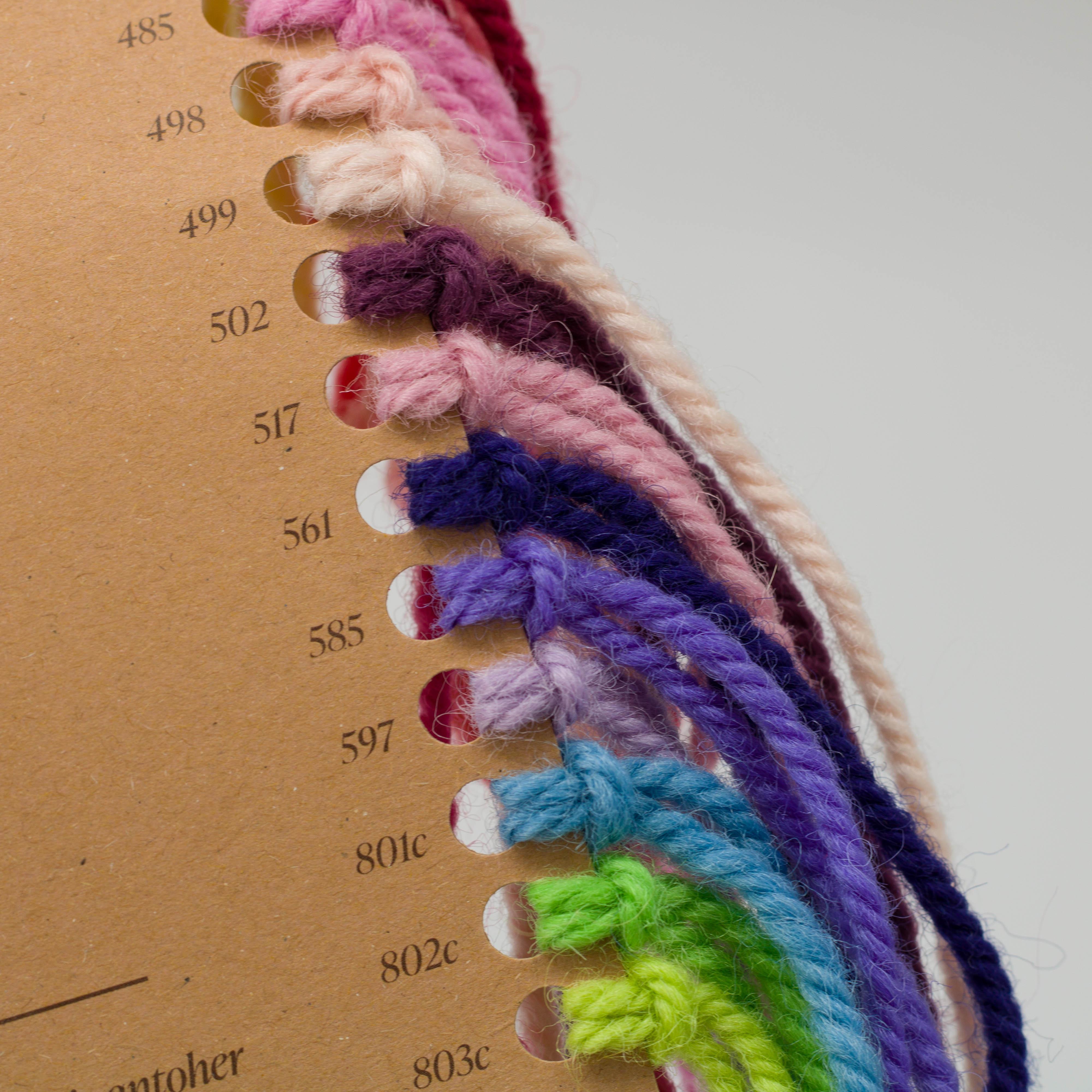 Yarn sample card – Tuftingshop